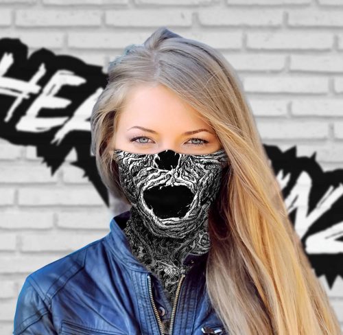 Haunted (Scary Design) Headskinz - Image 3