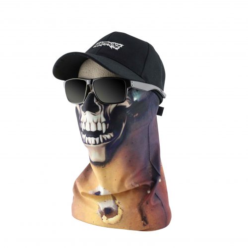 Ned Kelly Skull (Bullet Holes) Headskinz - Image 4