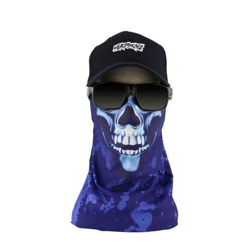 Skull Blue Headskinz - Image 4