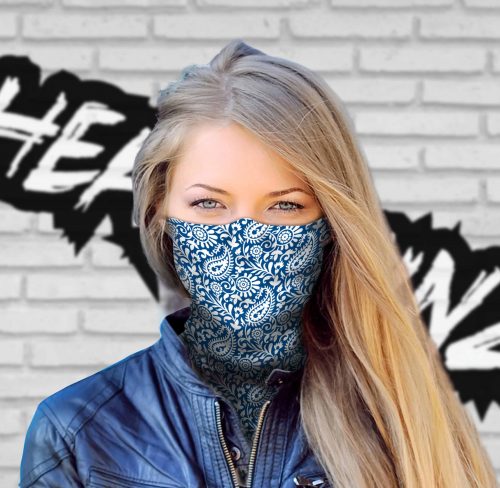 Retro Bandana Blue Headskinz - Image 3
