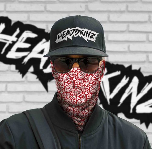 Retro Bandana Red Headskinz - Image 3
