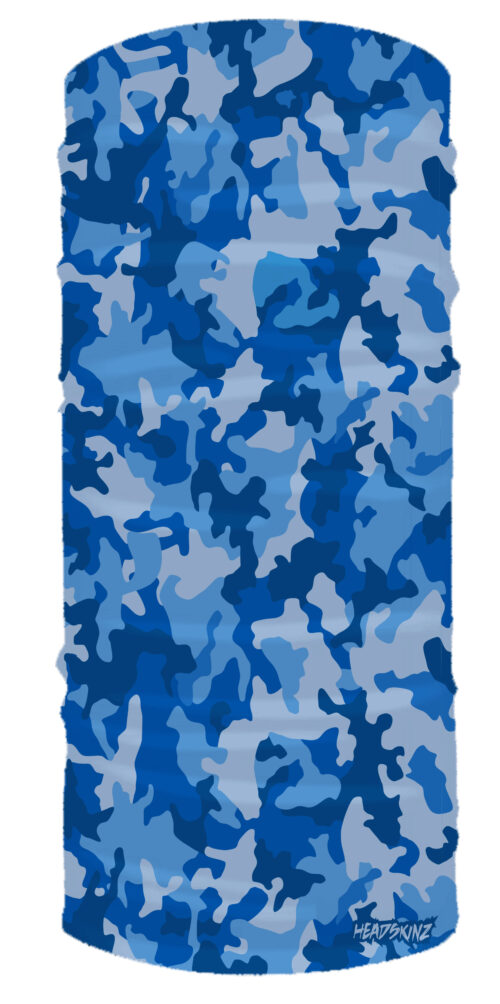 Army Fishing Blue Camo Headskinz - Image 2