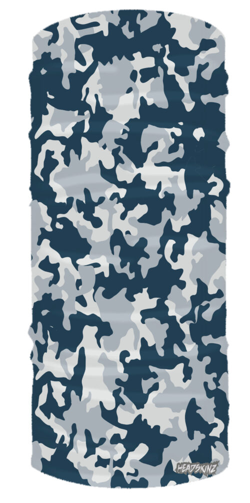 Army Blue Grey Headskinz - Image 2