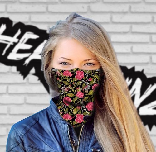Skeleton Rose Headskinz