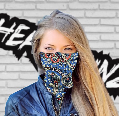 Urban Paisley Blue Headskinz