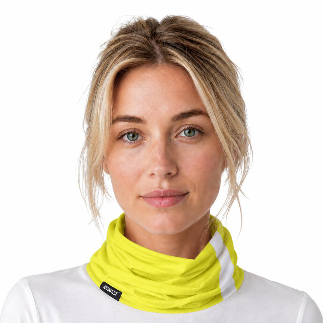 Hi-Vis Reflective Fluoro Yellow Headskinz - Image 4