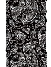 Classic Black Paisley Headskinz