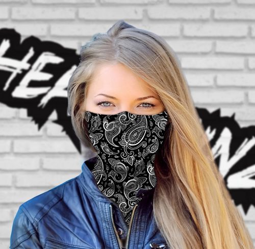 Classic Black Paisley Headskinz