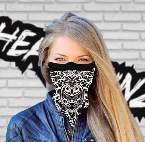 FLEECE - TRIBAL TATTOO (BLACK & WHITE) - Image 3