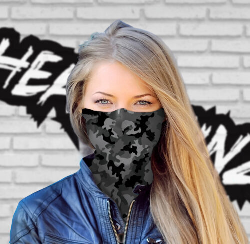 Military Grey Camo Headskinz - Image 3