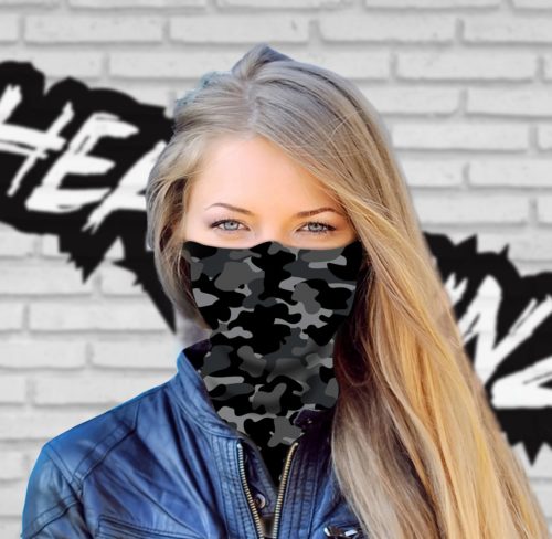Military Grey Camo Headskinz - Image 3