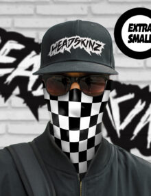 SmallHeadz (XS) - Checkered Flag Headskinz