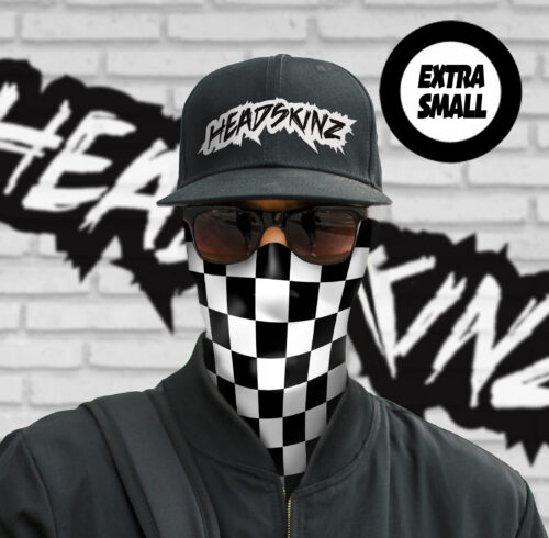 SmallHeadz (XS) - Checkered Flag Headskinz