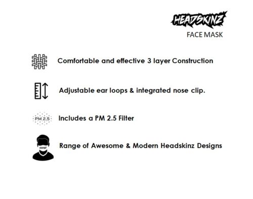Face Mask - Australian Flag Blacko - Image 2