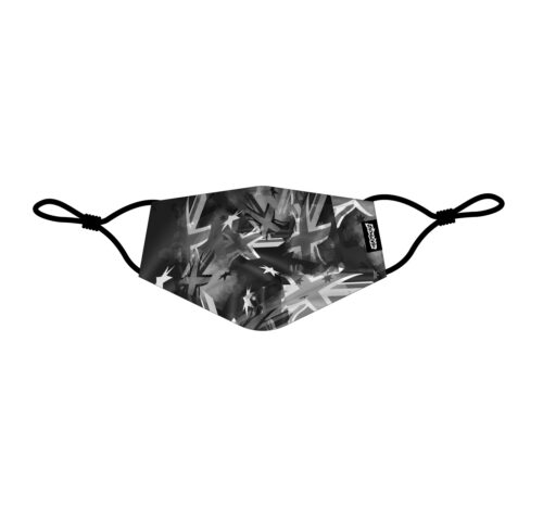 Face Mask - Australian Flag Blacko