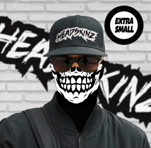 SmallHeadz (XS) - Classic Biker Skull Headskinz