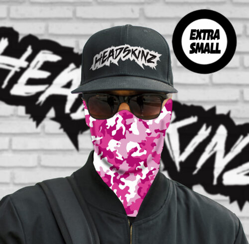 SmallHeadz (XS) - Pink Camo Headskinz - Image 3