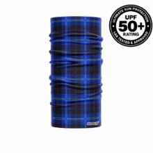 SOLAR SHIELD - Tartan Blue Headskinz