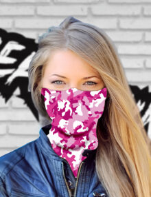 Pink Camo Headskinz