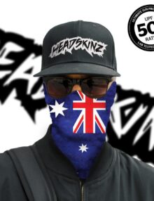 SOLAR SHIELD - Aussie Flag Headskinz