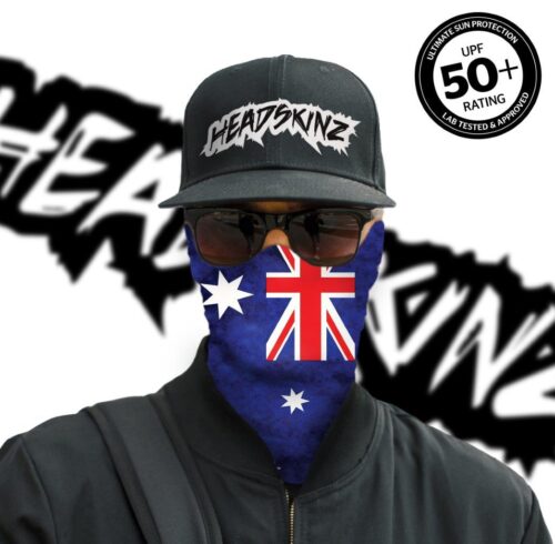 SOLAR SHIELD - Aussie Flag Headskinz