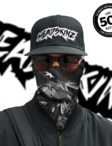 SOLAR SHIELD - Australian Flag Blacko Headskinz