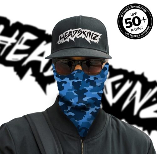 SOLAR SHIELD – Military Blue Headskinz