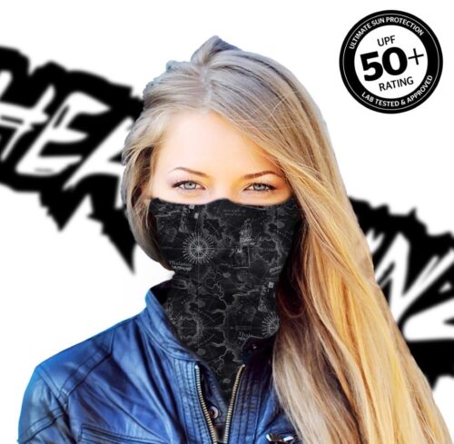 SOLAR SHIELD – Nautical Black Headskinz - Image 3