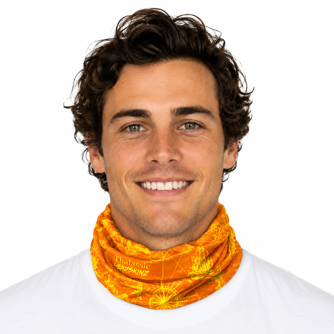 SOLAR SHIELD – Nautical Yellorange Headskinz - Image 4