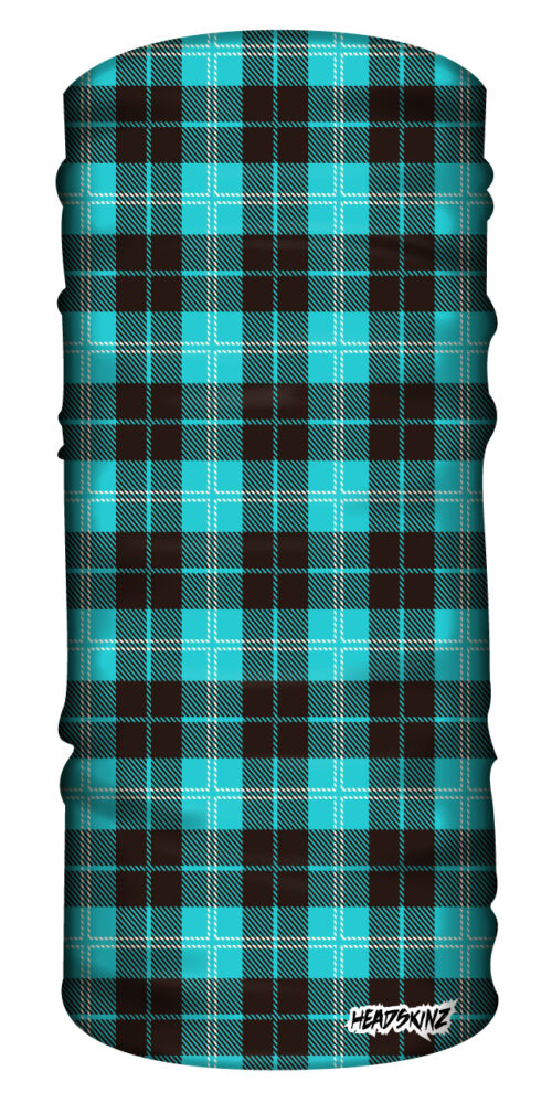 SOLAR SHIELD - Tartan Aqua Headskinz - Image 2