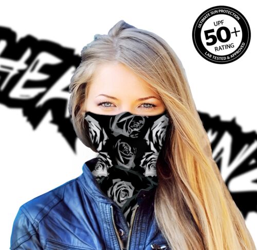 SOLAR SHIELD - Gothic Rose Headskinz