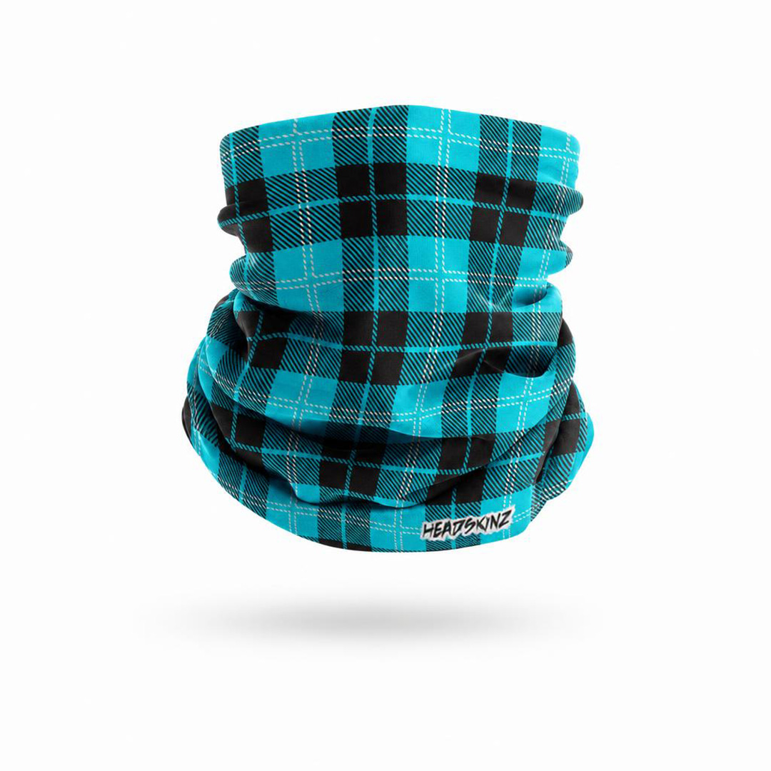 SOLAR SHIELD - Tartan Aqua Headskinz - Image 3