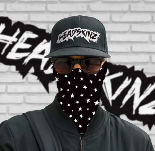 Super Stars Black Headskinz