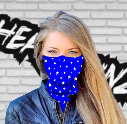 Super Stars Blue Headskinz