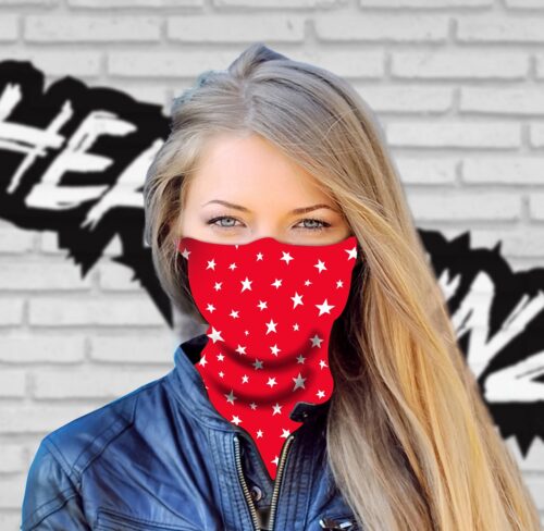 Super Stars Red Headskinz