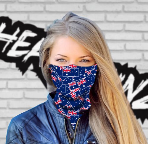 Aussie Flag Design Headskinz