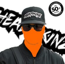 SOLAR SHIELD – Hi-Vis Fluoro Orange Headskinz