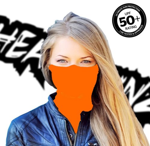 SOLAR SHIELD – Hi-Vis Fluoro Orange Headskinz - Image 3