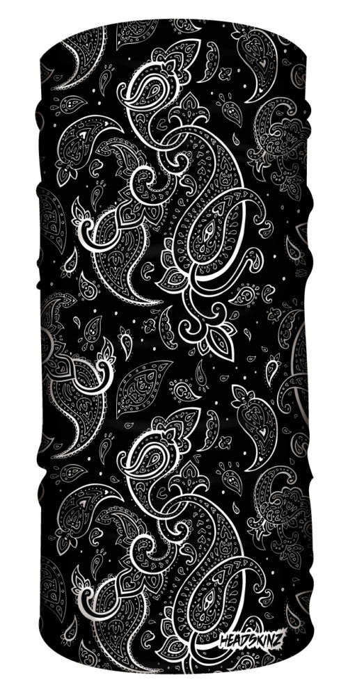 ECO WEAVE – Black Paisley Headskinz - Image 2