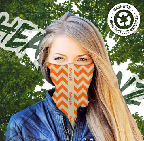 ECO WEAVE – Zigzag (Orange & Cream) Headskinz