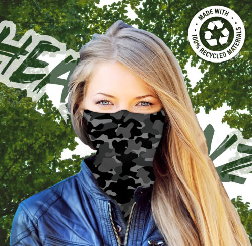 ECO WEAVE – Military Grey Camo Headskinz - Image 3
