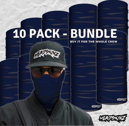 BULK PACK - NAVY BLUE Headskinz (10 unit pack)