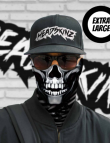BigHeadz (XL) - Armed and Dangerous Skull Head Tube