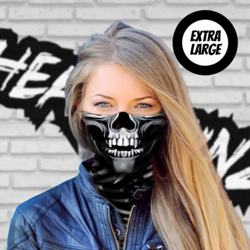 BigHeadz (XL) - Armed and Dangerous Skull Head Tube - Image 3