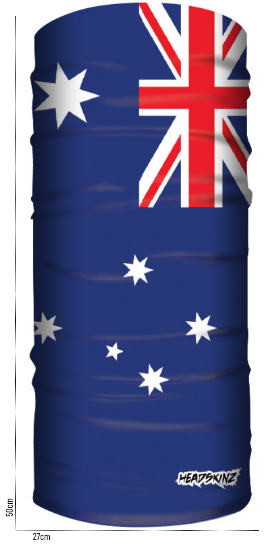 BigHeadz XL - Australian Flag - Face & Neck Gaiter