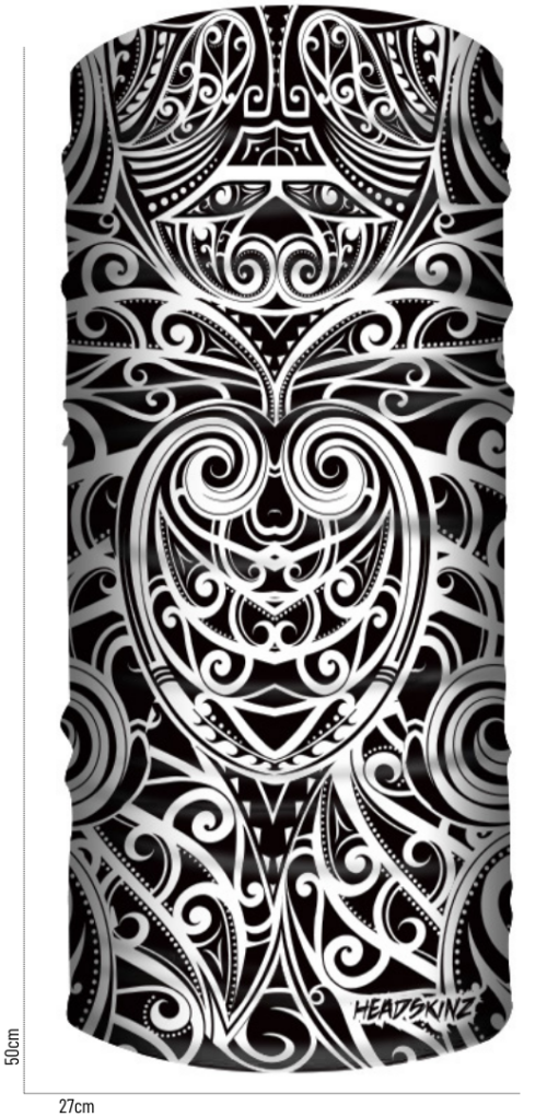 BigHeadz (XL) - Tribal Tattoo - Black and White - Image 2