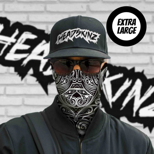 BigHeadz (XL) - Tribal Tattoo - Black and White