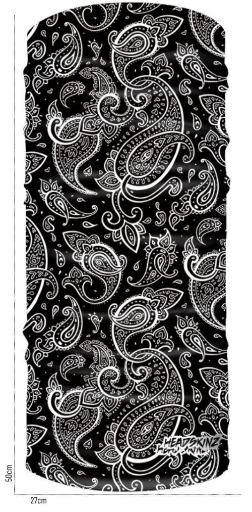 BigHeadz (XL) - PAISLEY BLACK - Image 2