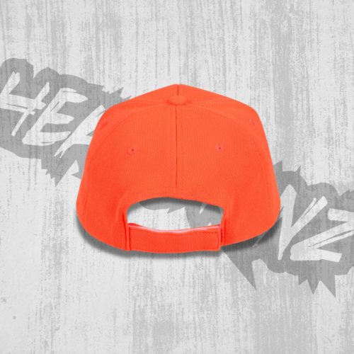 Lightweight Cap (UPF50+) - Hi-Vis Fluoro Orange - Image 2