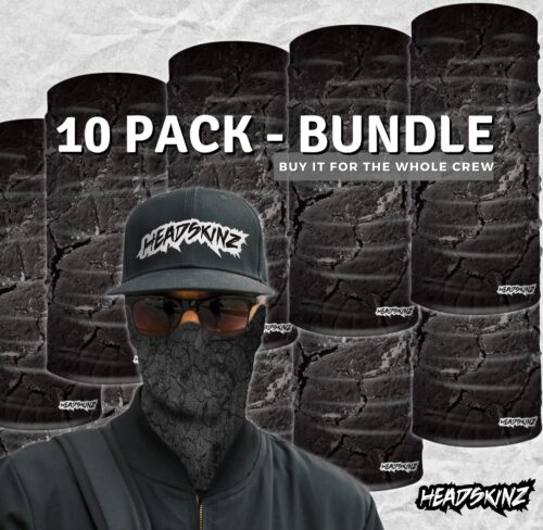 BULK PACK - Charcoal Headskinz (10 unit pack)